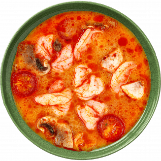Том Ям с креветками