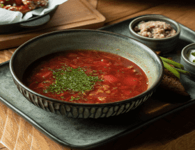 Борщ с говядиной