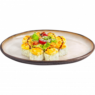 Запеченный ролл Цезарь