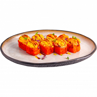 Запеченный ролл с креветкой